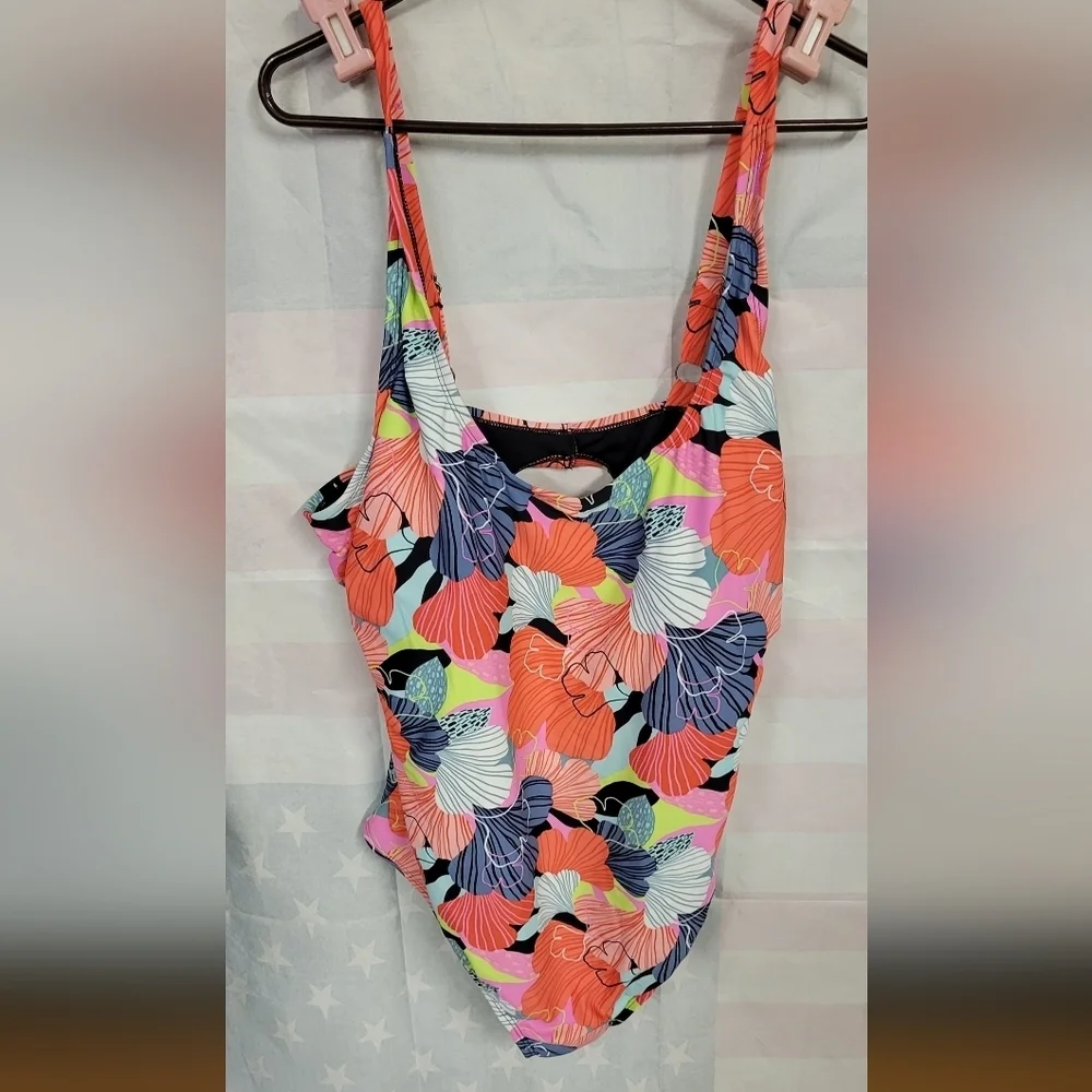 Roatan Swimwear Floral Print One-Piece